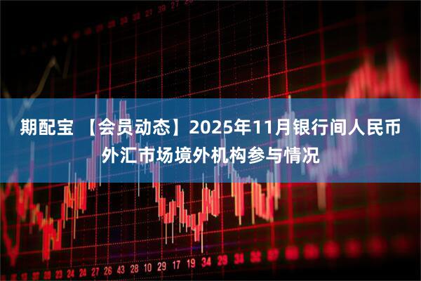 期配宝 【会员动态】2025年11月银行间人民币外汇市场境外机构参与情况
